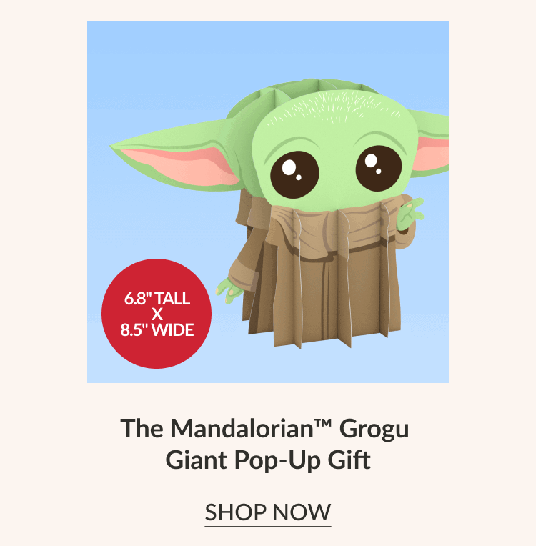 The Mandalorian Grogu Giant Pop-Up Card | SHOP NOW