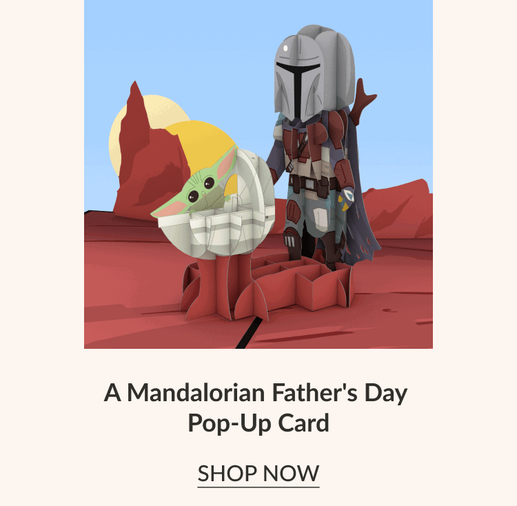 A Mandalorian Father's Day Pop-Up Card | SHOP NOW