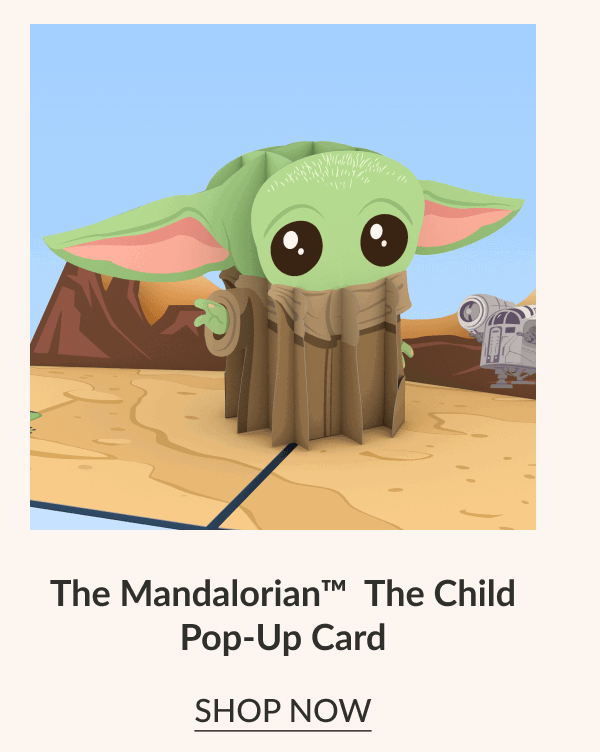 The Mandalorian The Child Pop-Up Card | SHOP NOW