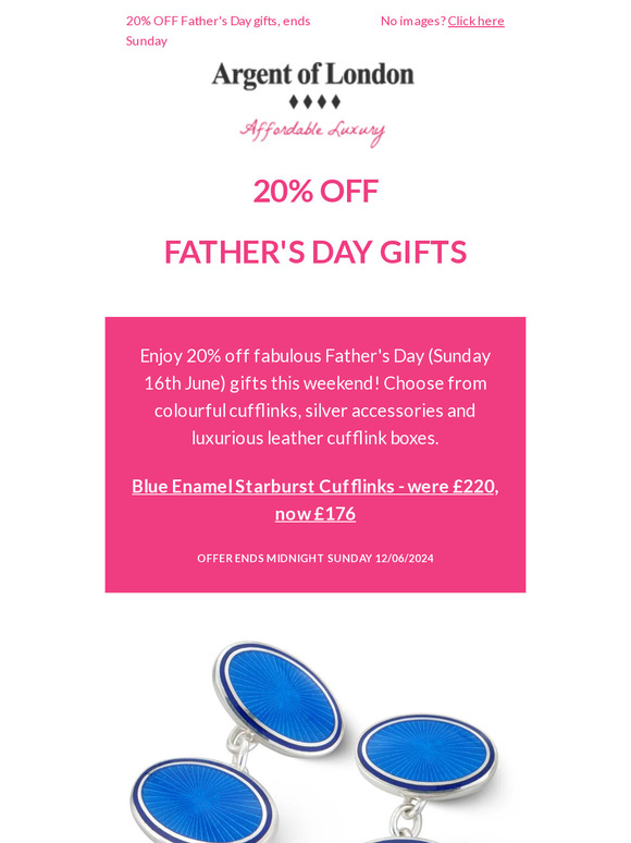 20% OFF Father's Day Gifts this weekend! FREE UK DELIVERY!