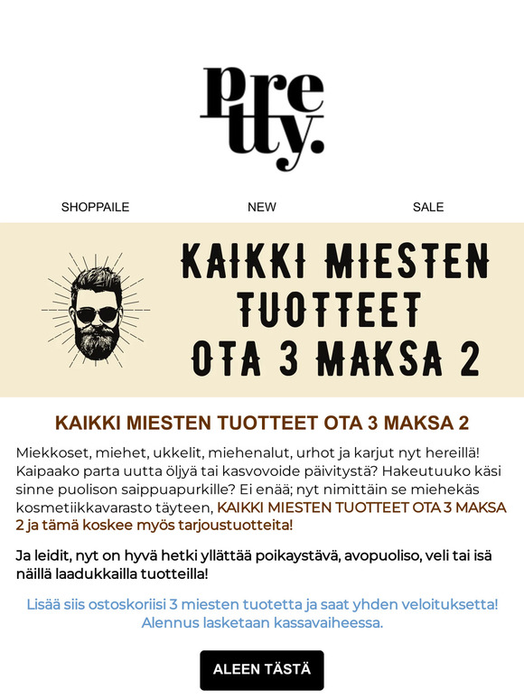 KAIKKI MIESTEN TUOTTEET OTA 3 MAKSA 2‼️ 🔥
