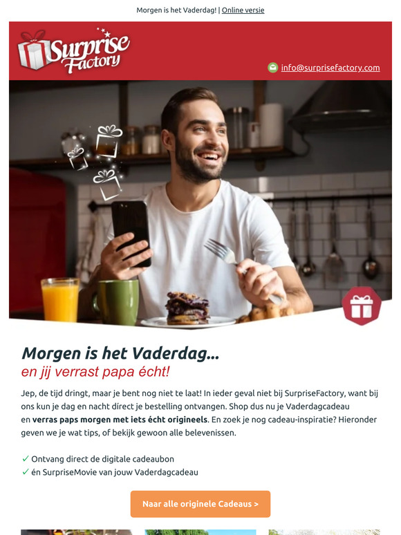 Direct een Vaderdagcadeau nodig? 💙