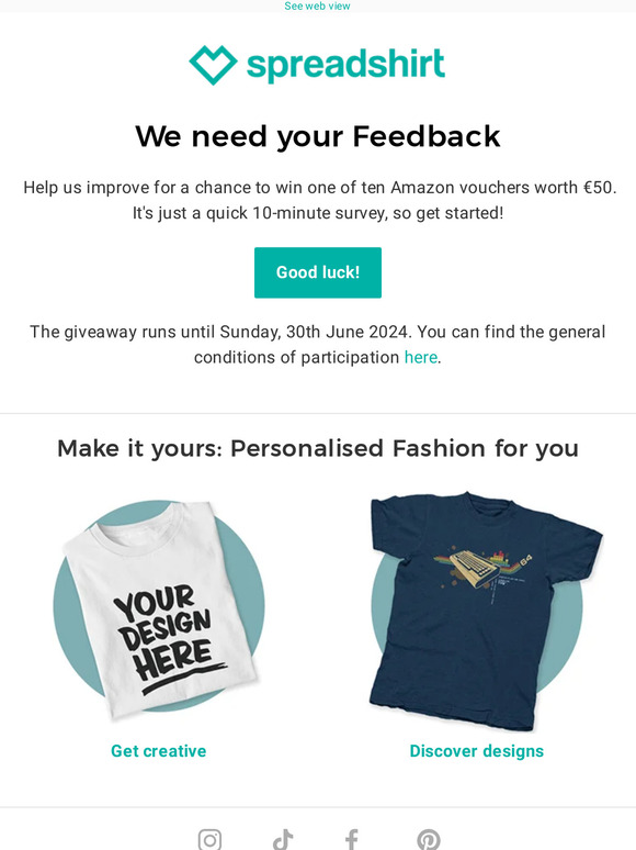 Get that €50 Amazon voucher