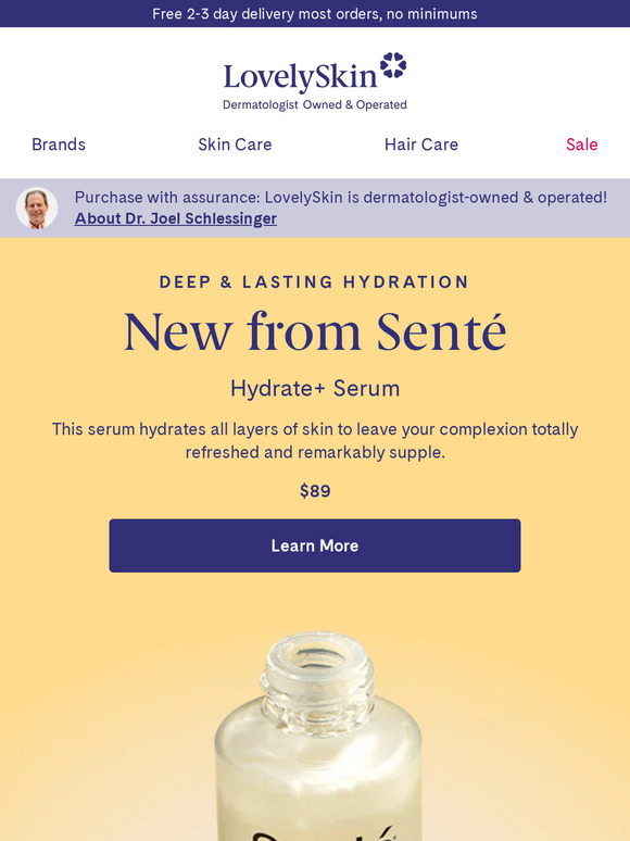 Lovely Skin: Discover next level hydration with NEW Senté Hydrate+ ...