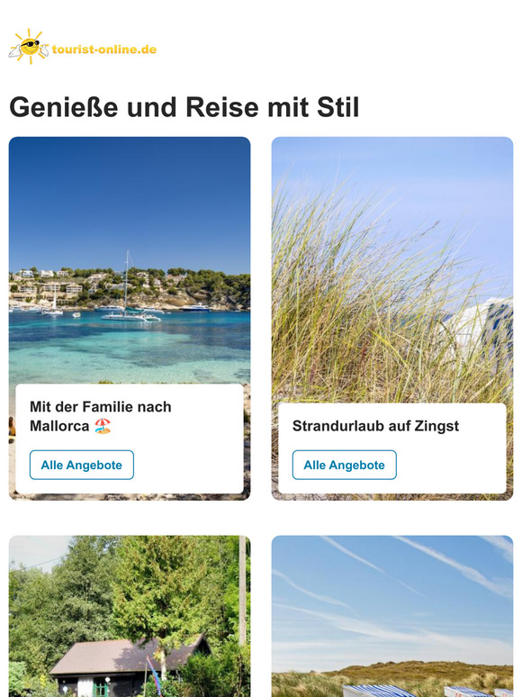 Geliefert: Dein Urlaubsplan ist bereits fertig 🏖️ ⛰️ 🌳