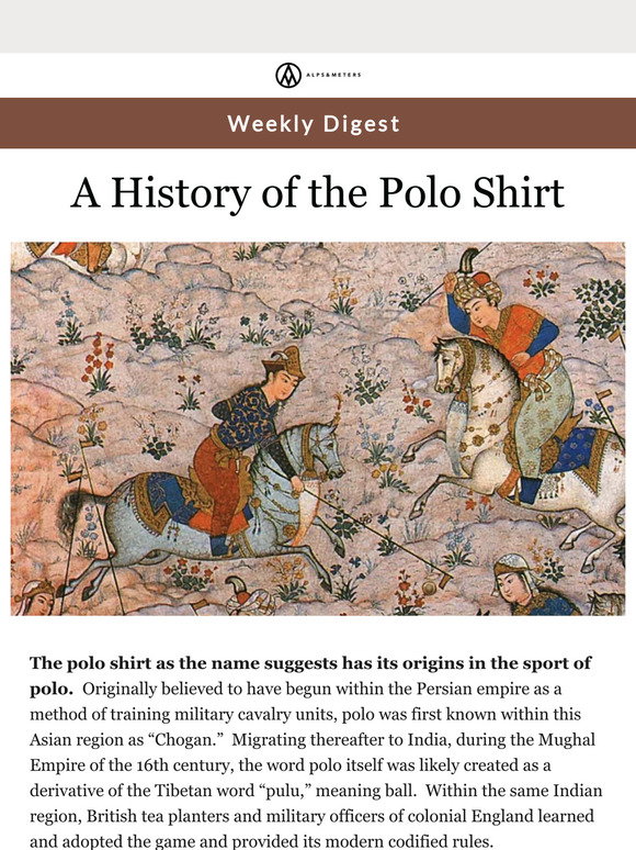 Alps & Meters: A History of the Polo Shirt | Milled