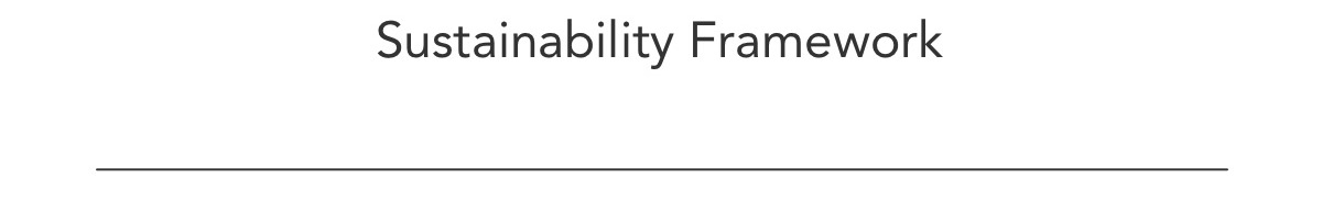 Sustainability