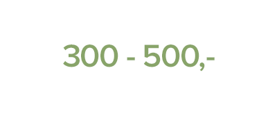 300-500 kr.