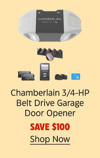 Chamberlain 3/4-HP Belt Drive Garage Door. Save $100