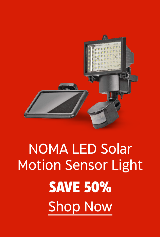 NOMA LED Solar Motion Sensor Light. Save 50%