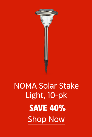 NOMA Solar Stake Light, 10-pk. Save 40%