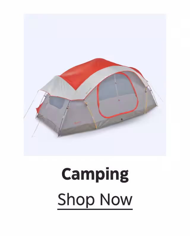 Camping. Shop Now.