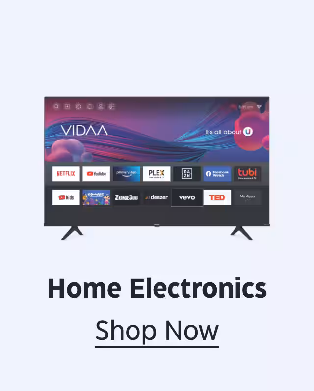 Home Electronics. Shop Now.