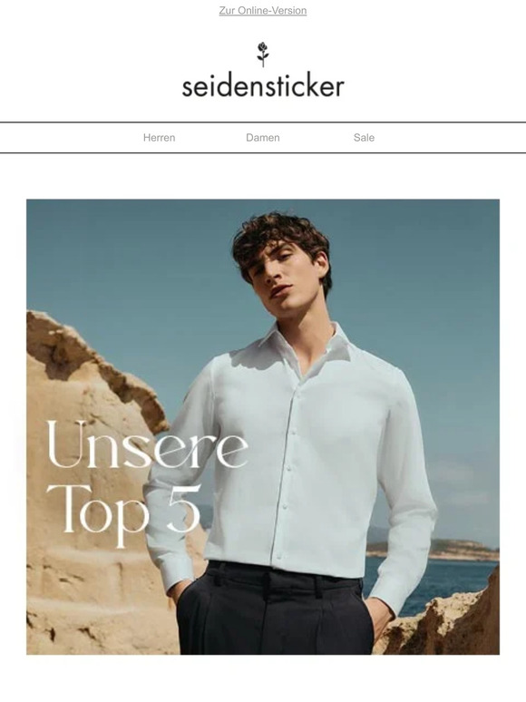 Unsere Top 5 Hemden - jetzt die Sommertrends entdecken