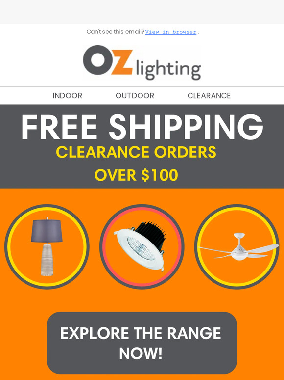New EOFY Perk: Free Shipping on Clearance Product Orders Over $100!