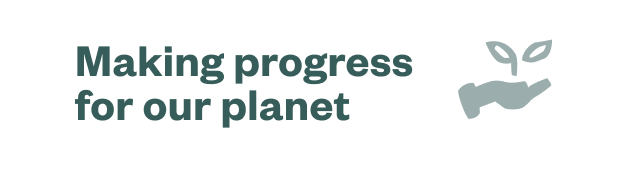 Making progress for our planet