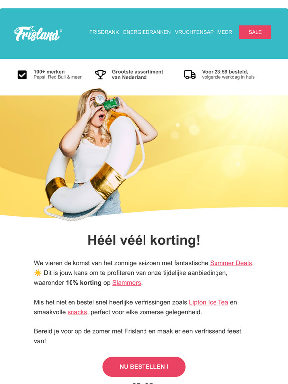 🍹 Zomerse aanbiedingen voor jou!