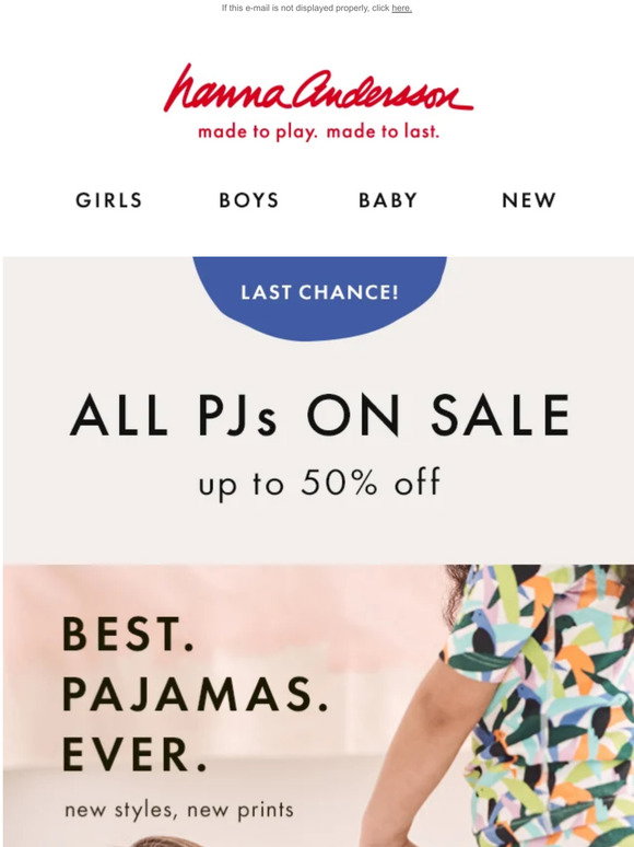 Hanna Andersson Email Newsletters: Shop Sales, Discounts, and Coupon Codes