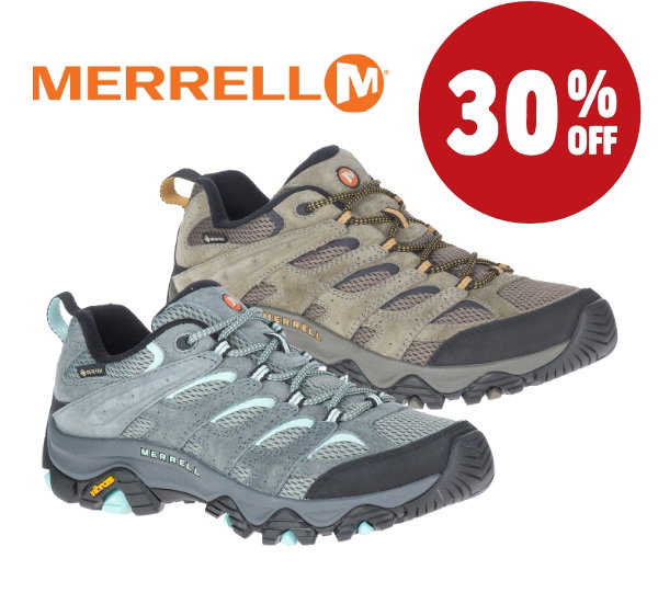 Merell Men's & Women's Moab 3 Gore Tex Low Hiker