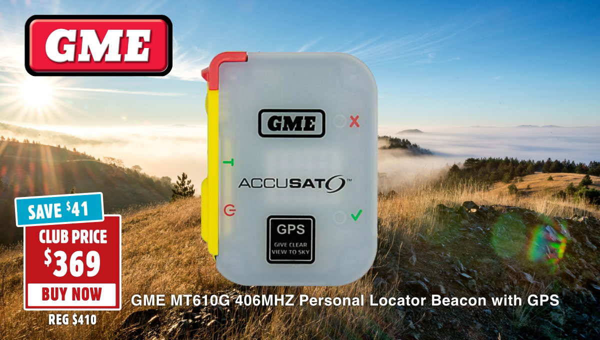 GME MT610G 406MHZ Personal Locator Beacon with GPS