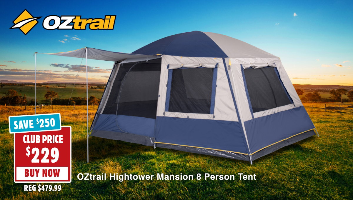 OZtrail Hightower Mansion 8 Person Tent