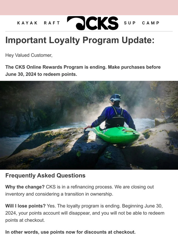 Urgent: Loyalty Program Ending