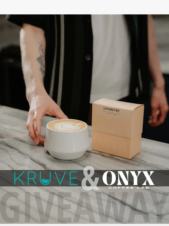 Win a year subscription to Onyx Coffee Lab + Epic KRUVE Gear