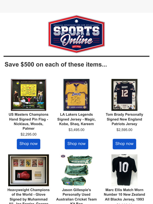 Save $500 on these epic items
