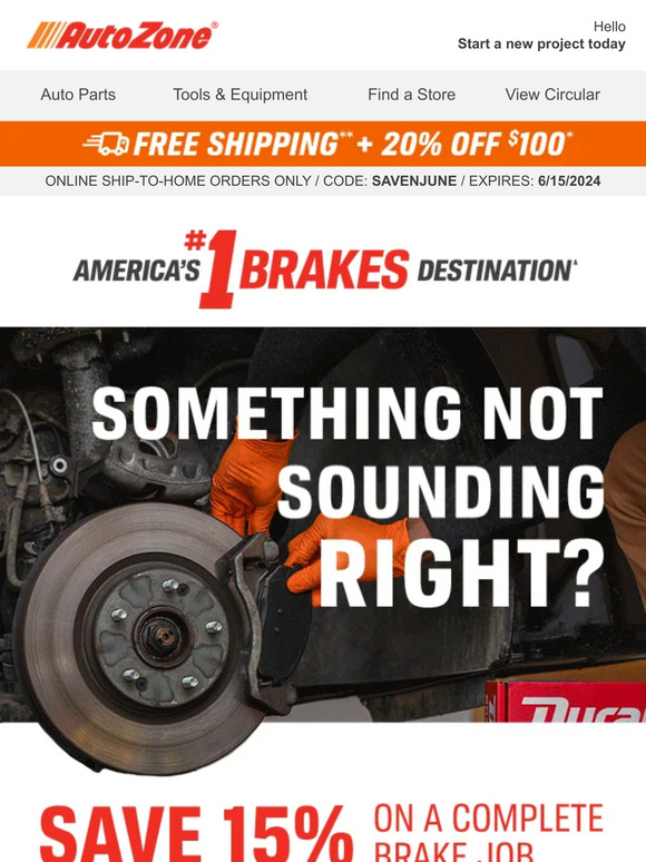 AutoZone: Time for new brakes? | Milled