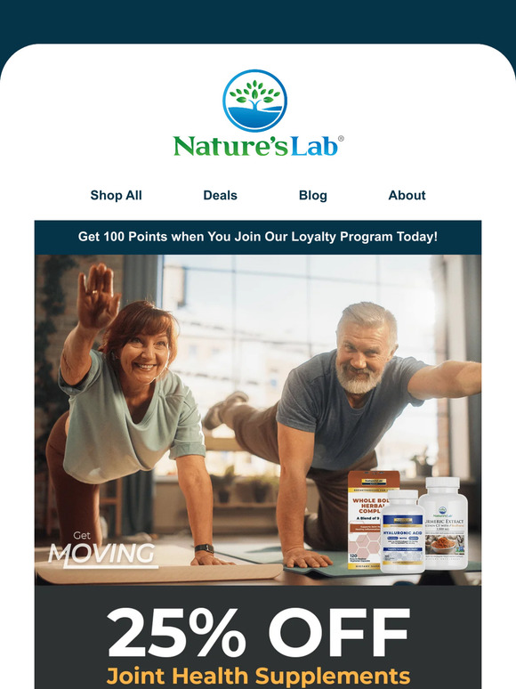 Lubricate your joints with our bone & joint health sale