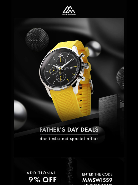 Exclusive Reminder: Father's Day Special Offers