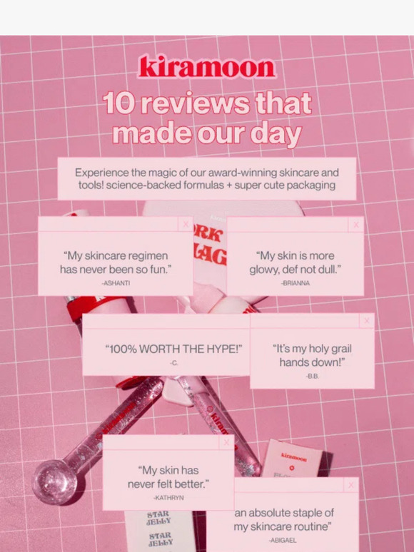 these reviews just made our day 💖