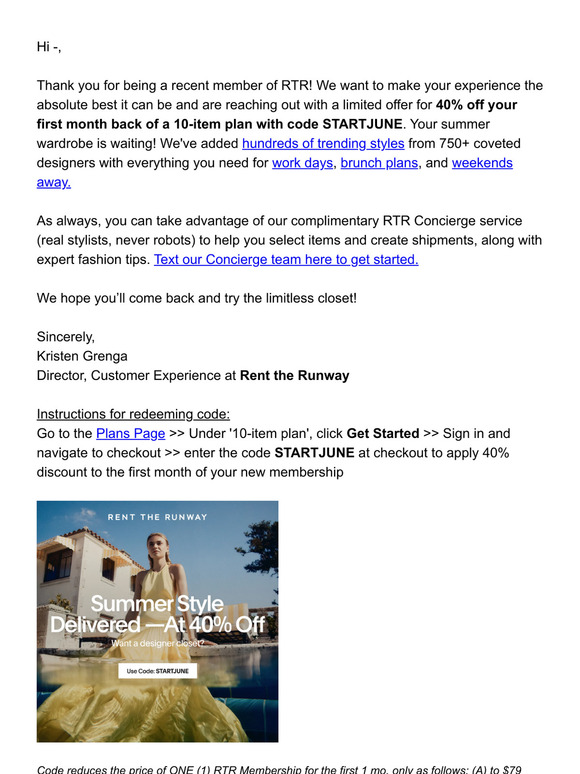 Rent the Runway Email Newsletters Shop Sales, Discounts, and Coupon Codes