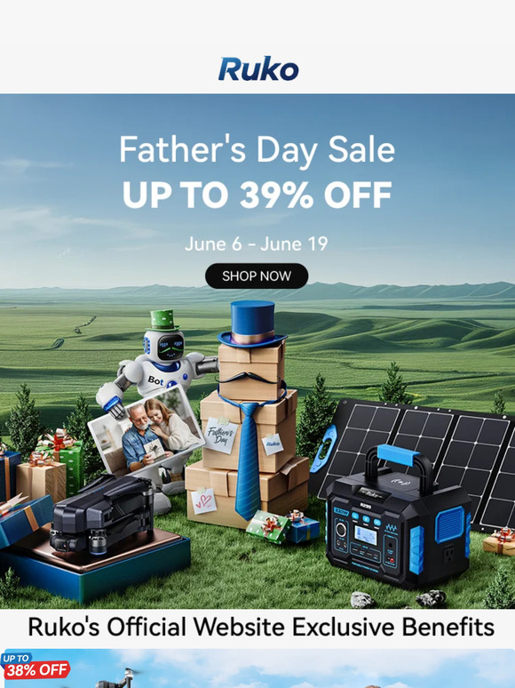 🎉Father's Day Special: Elevate His Day with Drones & Toys | Up to 39% Off