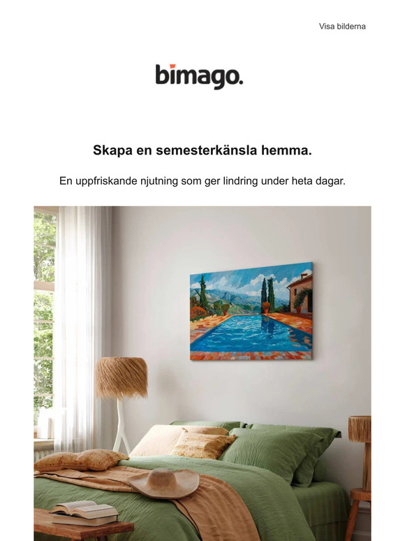 Åk inte på semester. Skapa en semesterkänsla hemma