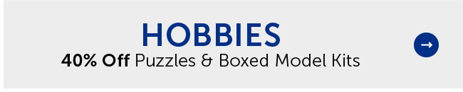 40% Off Puzzles & Boxed Model Kits