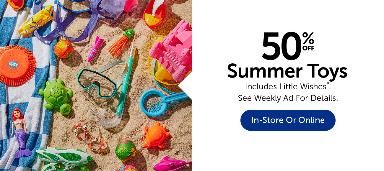 50% Off Summer Toys