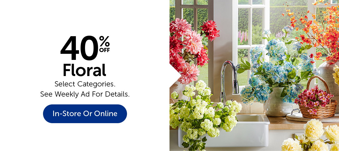 40% Off Floral