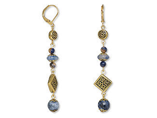 Sodalite Earrings Tutorial