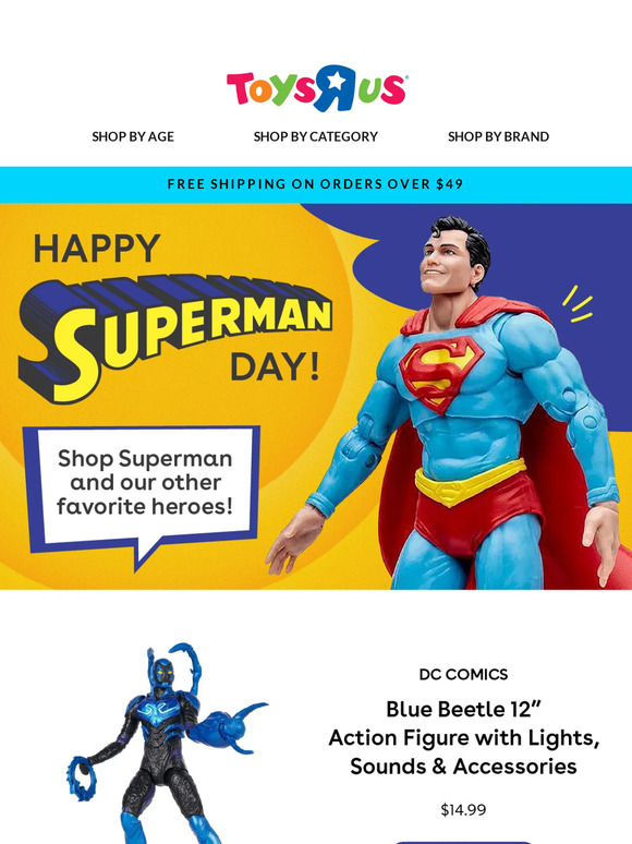 🦸 Shop Superheroes on Superman Day!