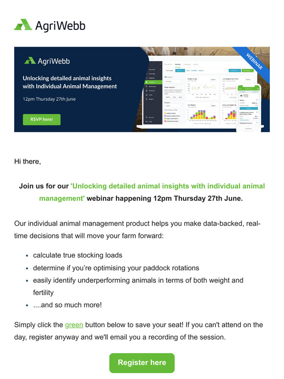 🐮🐑🏷️ Have you registered for our upcoming webinar?