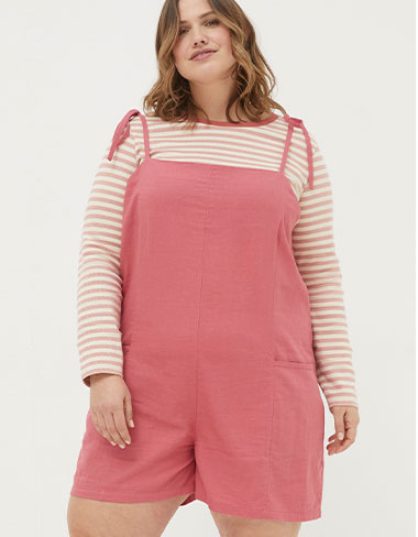 Hallie Linen Blend Playsuit