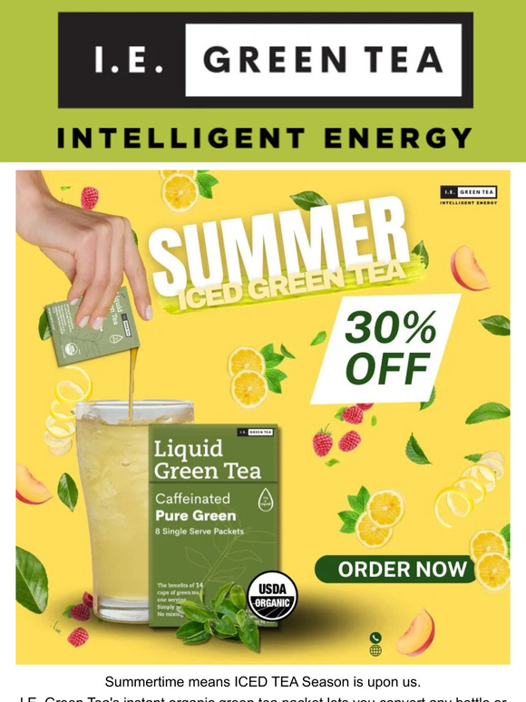 Summertime is ICED TEA TIME!
