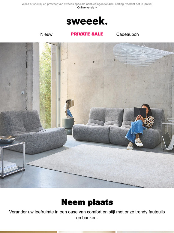 NIEUW: Banken en fauteuils 😍