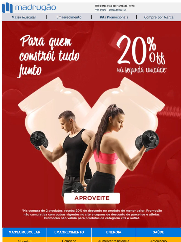 ❤20%OFF na segunda unidade pra quem constrói tudo junto!