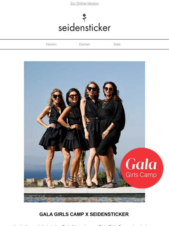 Seidensticker im Gala Girls Camp