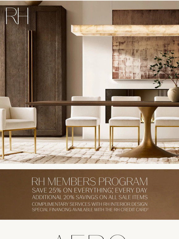 Restoration Hardware Email Newsletters: Shop Sales, Discounts, and ...