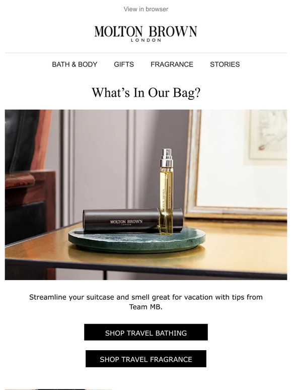 Molton Brown Email Newsletters Shop Sales, Discounts, and Coupon Codes