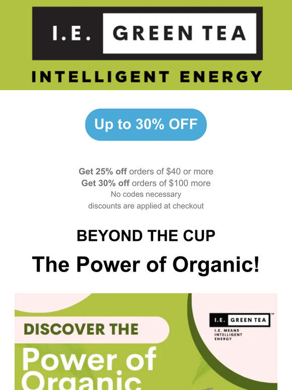 Beyond The Cup: The Power of Organic