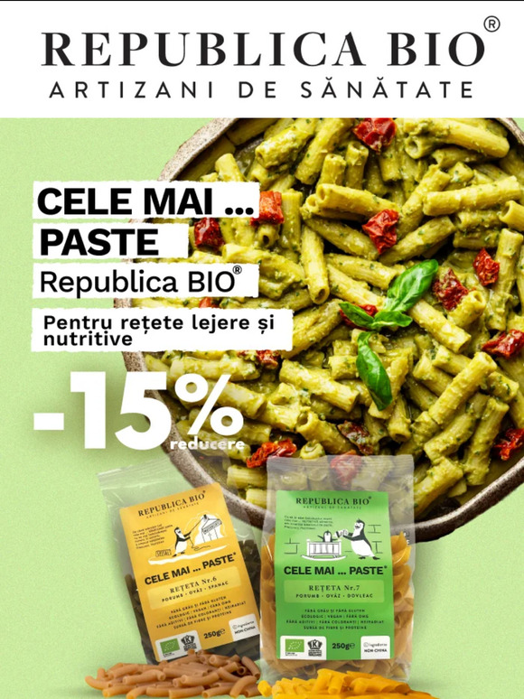 ✨CELE MAI...PASTE!🍝 cu -15% reducere